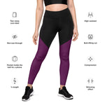 Purple Sports Leggings