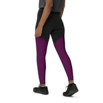 Purple Sports Leggings